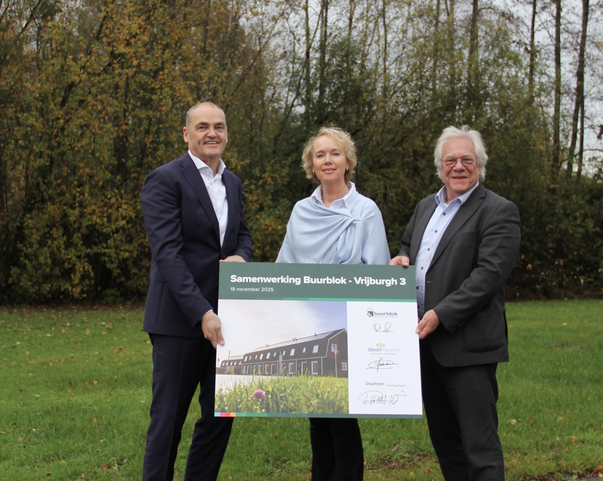 Ondertekening Buurblok